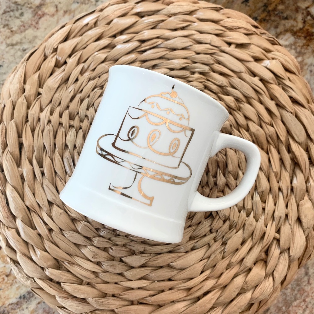 Rose Gold Foil Cake Mug